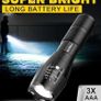 LED Torch 2000 Lumens Gifts for Men Dad Kids, Zoomable Torches Led Super Bright Flashlight, Powerful Torches Battery Powered Water Resistant 5 Modes Mini Tactical Torch for Camping Xmas Gifts Image 7