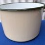 vintage circular enamel bread bin Image 5