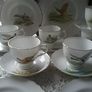 Tuscan 18 pieces Wild Fowl China Tea Wares Image 7