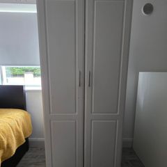 Medium Sized Wardrobe - White