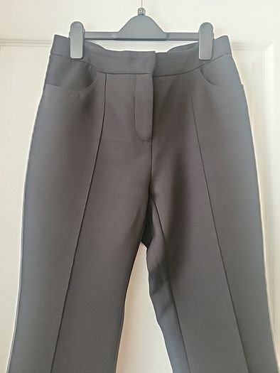 River Island Black Crop Trousers