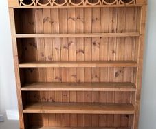 Solid pine bookcase