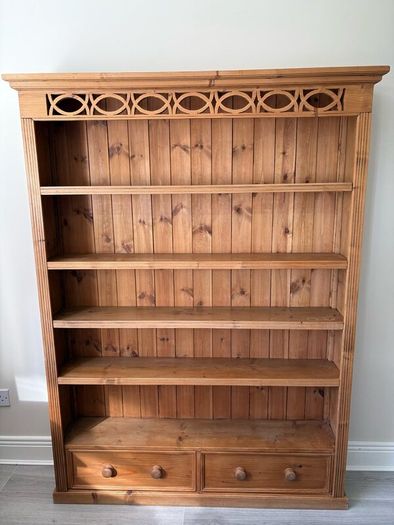 Solid pine bookcase