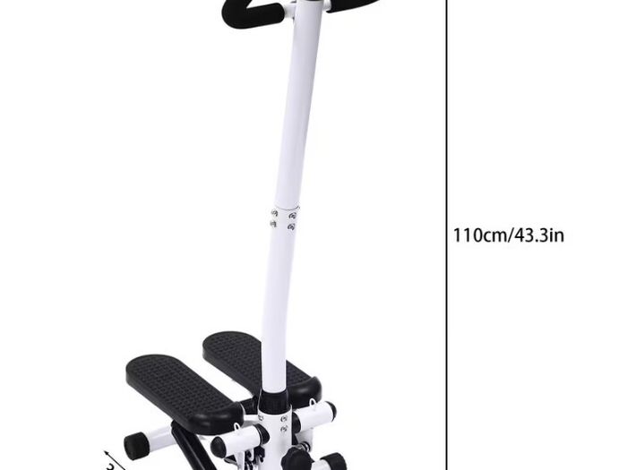 Fitness Stepper Step Machine with Resistance Bands & LCD Monitor