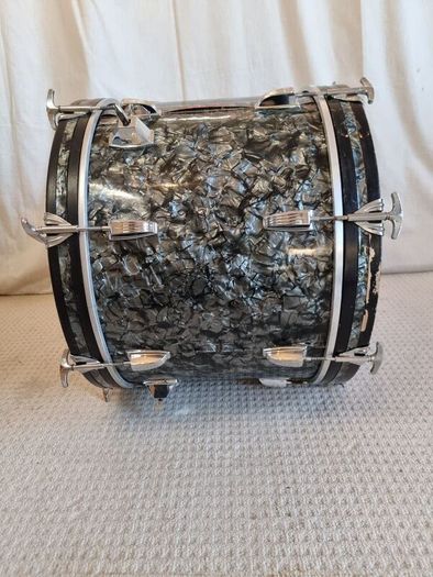 Ludwig Black Diamond Pearl Bass Kick Drum 20 x 14 downbeat virgin