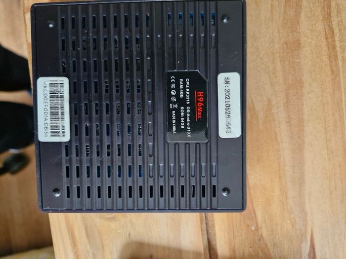 Android H96 TV box