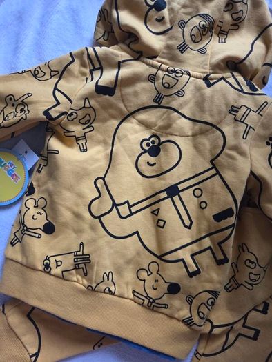 Brand New Hey Duggee 3-Piece Tracksuit Set (Hoodie, T-Shirt, Joggers)