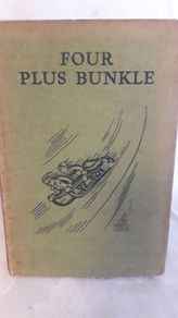 Price Drop, "Four Plus Bunkle", by M. Pardoe, Hard back, Green Cloth, no tears in perfect condition,  very collectable book, PRICE DROP
