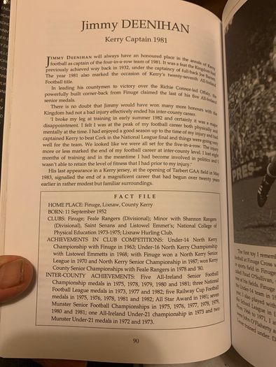 GAA Book 'Football Captains' In VG Condition