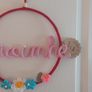#BNWT brand new handmade crochet Caoimhe name hoop Image 2
