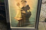 Large vintage st . Anthony