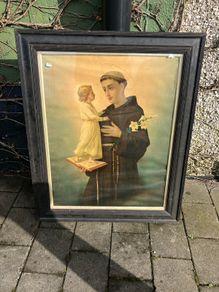 Large vintage st . Anthony