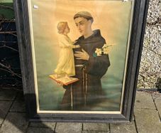 Large vintage st . Anthony