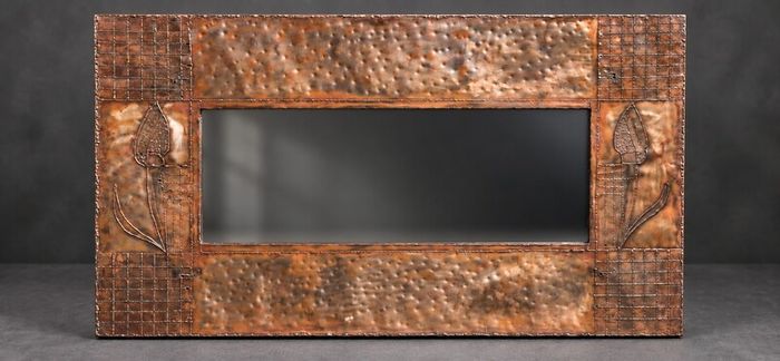 Copper effect mirror