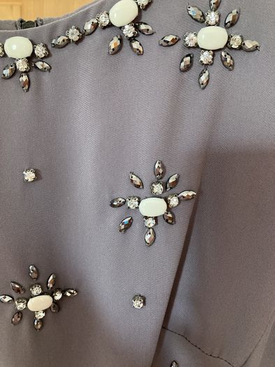 Warehouse beaded dress