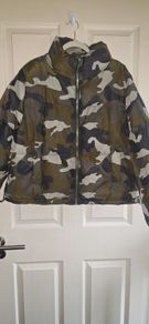Womens  Camouflage Padded Jacket