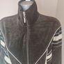 Dark brown/black velvet Kaja zipped jumper size XXXL UK20/22 Perfect condition Postage included Image 3