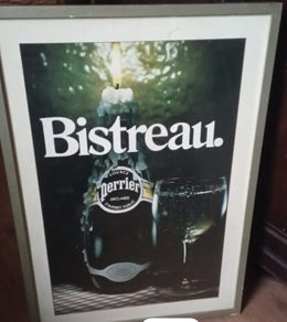 Vintage 1982 Vogue Magazine Advert Picture Perrier Ad 1982