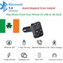Wireless Bluetooth Handsfree Car Kit FM Transmitter MP3 Player Dual USB Charger Image 4