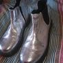 Dr Martens Silver 2976 Junior Leather Chelsea Boots , Size Eu 33, Uk 1 Image 2