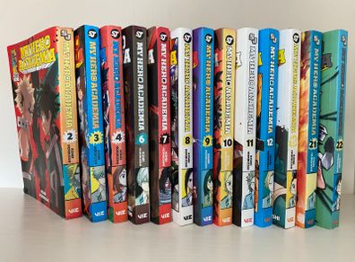 My Hero Academia Manga Kohei Horikoshi 13 Volumes Mixed Set