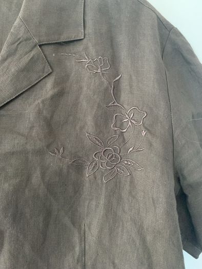 vintage linen blouse