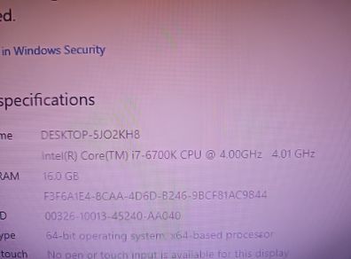 i7 6700k
