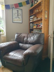 leather recliner