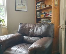 leather recliner