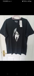New Mens Scream Ghost Face Tshirt Size Large