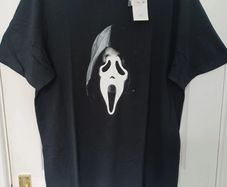 New Mens Scream Ghost Face Tshirt Size Large