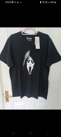 New Mens Scream Ghost Face Tshirt Size Large