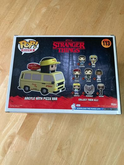 Stranger Things Argyle Pizza Van Funko Pop 113 - New
