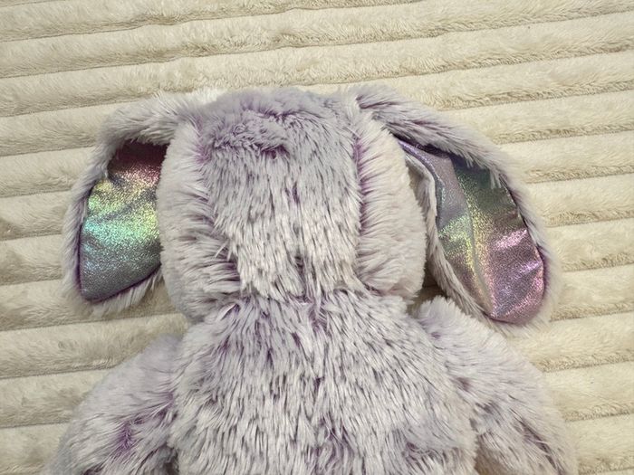 Build A Bear Purple Pawlette Pastel Purple Rabbit Plush approx. 42 cm. Used Please see photos