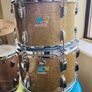 Vintage 1970s Ludwig Champagne Sparkle 4-piece drum kit Image 4
