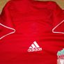 FREE POST Liverpool (M)  Shirt Jersey  adidas carlsberg Soccer Football Red YNWA Medium Image 3