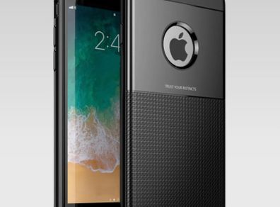 Black Armour ShockProof Case for iPhone 6, iPhone 6S Hybrid Back Cover