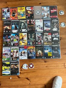 Psp games and movie bundle (34 in total)