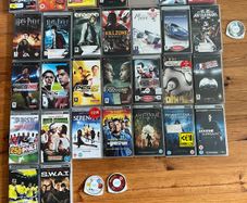Psp games and movie bundle (34 in total)