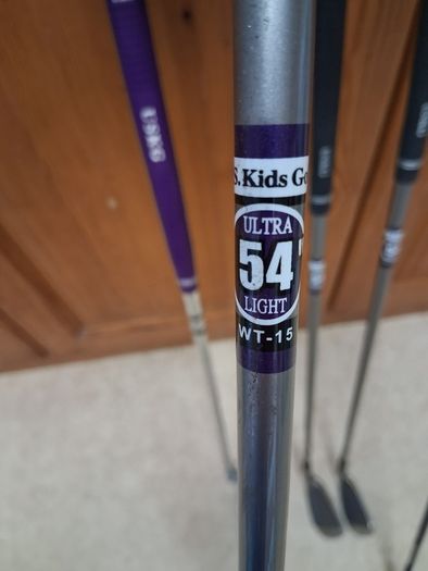Golf Clubs. Set Of US Kids Left Handed Golf Clubs For 9 To 10 Years In Very Good Condition.  Collect In Dublin Or Receive Via Post.