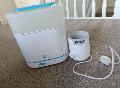 Avent Steriliser and Tommie Tippee Bottle warmer