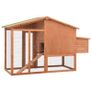 Chicken Coop with Nest Box Solid Fir Wood Image 4