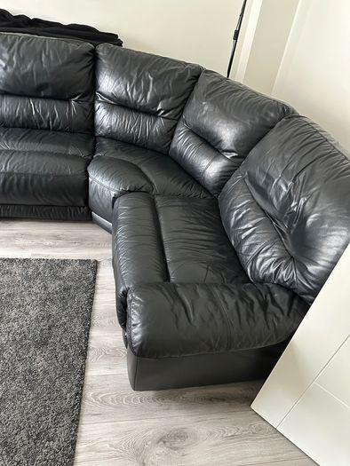 Leather Recliner Sofa