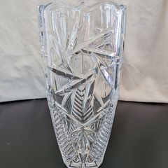 Bohemia Crystal Nova Old Pinwheel 25cm Vase Czech Cut Crystal