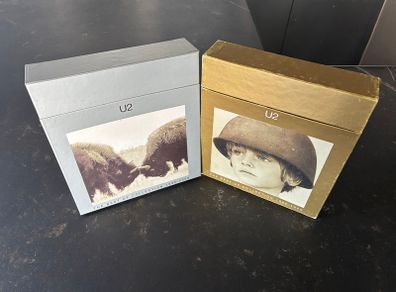 U2 - Box set singles - silver & gold
