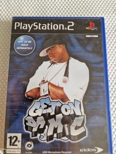 Get on the Mic First world Rap Game PlayStation2 Ps2 Games Original