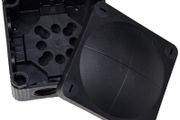 5x Wiska Box Black 85x85x51