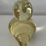 A beautiful yellow art glass bird by Reijmyre,Sweden Image 4