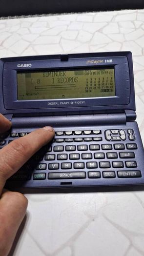 Casio Digital Diary SF-7100SY 1MBWorking