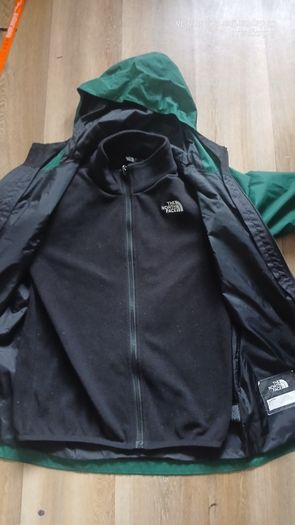 The North Face Boys 2-in-1 Jacket Medium - Green/Black